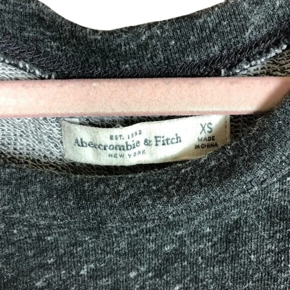 Abercrombie & Fitch Gray Heathered Raglan Short Sleeve‎ T-Shirt Dress XS